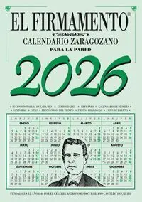 Calendario Zaragozano 2026 Pared Firmamento