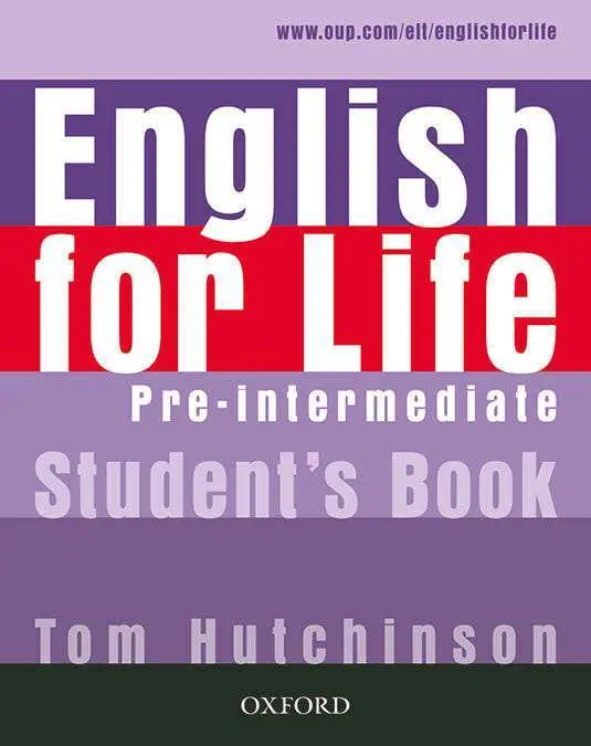 English For Life Pre-Intermediate. Student's Book