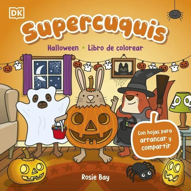Supercuquis - Halloween: Libro de Colorear