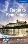Forget To Remember + Cd Level 5