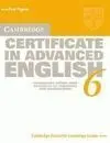 Cambridge Certificate In Advanced English 6 Student S Book