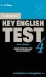 Cambridge Key English Test 4 Self-Study Pack