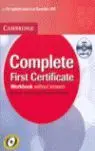 Complete First Cerficate. Workbook Without Answers (With Cd-Audio)
