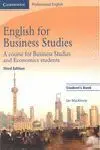 English For Business Studies. Student S Book. Professional English