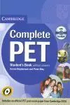 Complete Pet Student's Book Without Answers With Cd-Rom