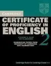 Cambridge Certificate Of Proficiency In English 2 With Answers