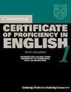 Cambridge Certificate Of Proficiency In English 1 With Answers
