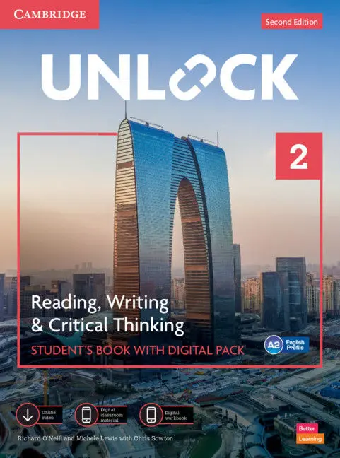 Unlock Level 2 Reading, Writing And Critical Thinking Student's Book With Digital Pack