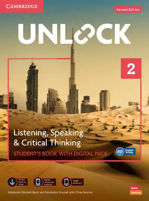 Unlock Level 2 Listening, Speaking And Critical Thinking Student's Book With Digital Pack
