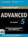 Cambridge English Advanced 5 Student Book Pack (Book + Cd)