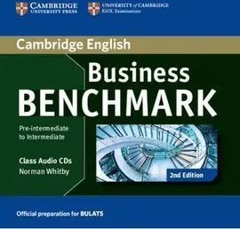 Business Benchmark Pre-Intermediate To Intermediate Bulats Class Audio Cds (2) (