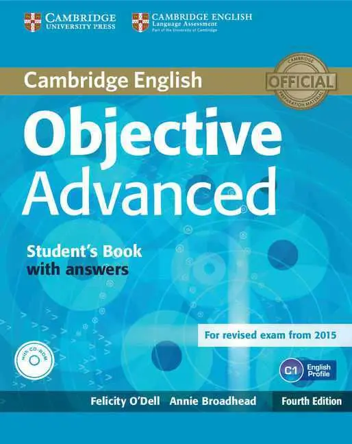 Objective Advanced Student's Book With Answers With Cd-Rom 4Th Edition