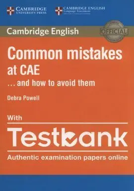 Common Mistakes At Cae... And How To Avoid Them Paperback With Testbank