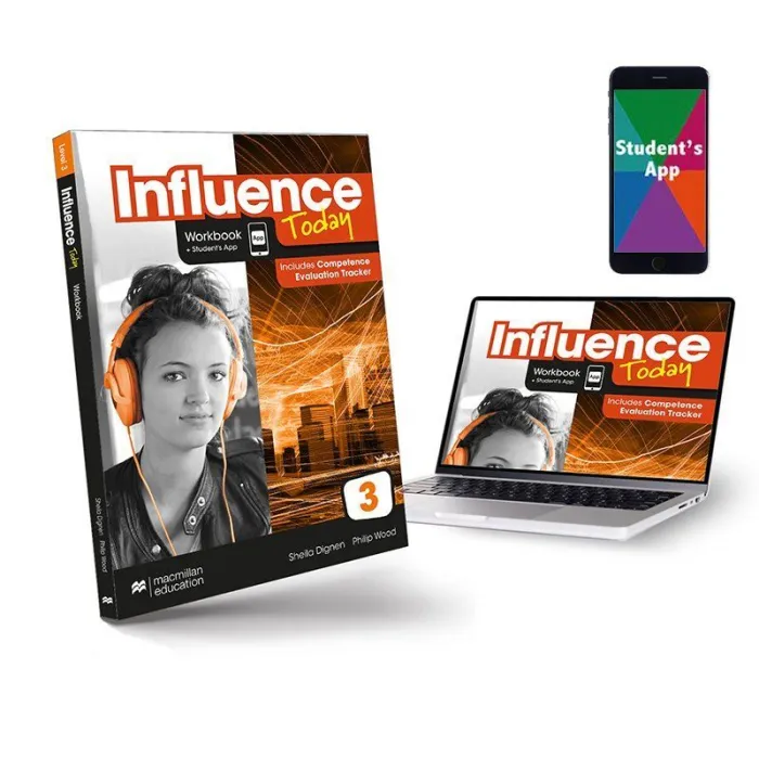 Influence Today 3 Workbook, Competence Evaluation Tracker y Student's App