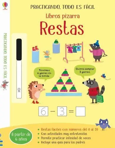 Libros Pizarra Restas