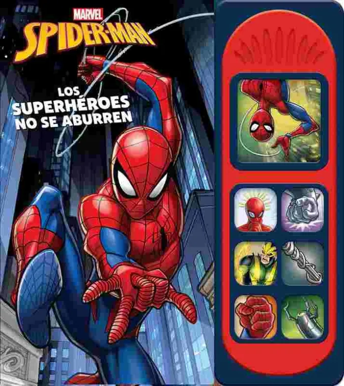 Los Superheroes no se Aburren. Spiderman. 7 Botone