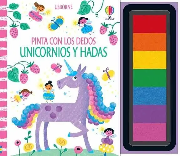 Unicornios y Hadas Pinta con los Dedos