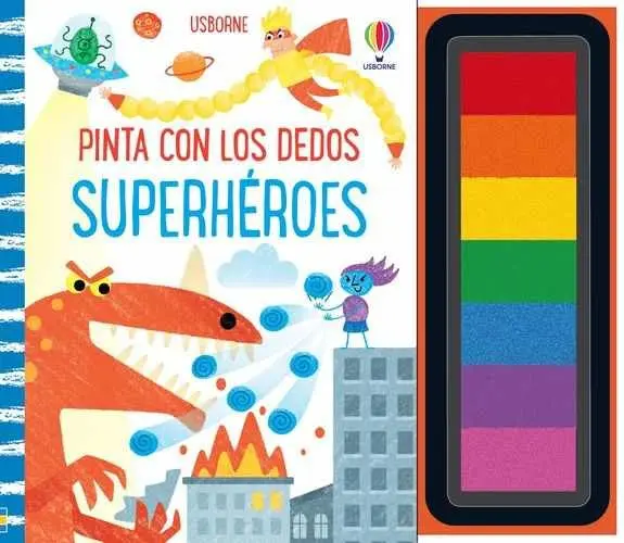 Superheroes Pinta con los Dedos
