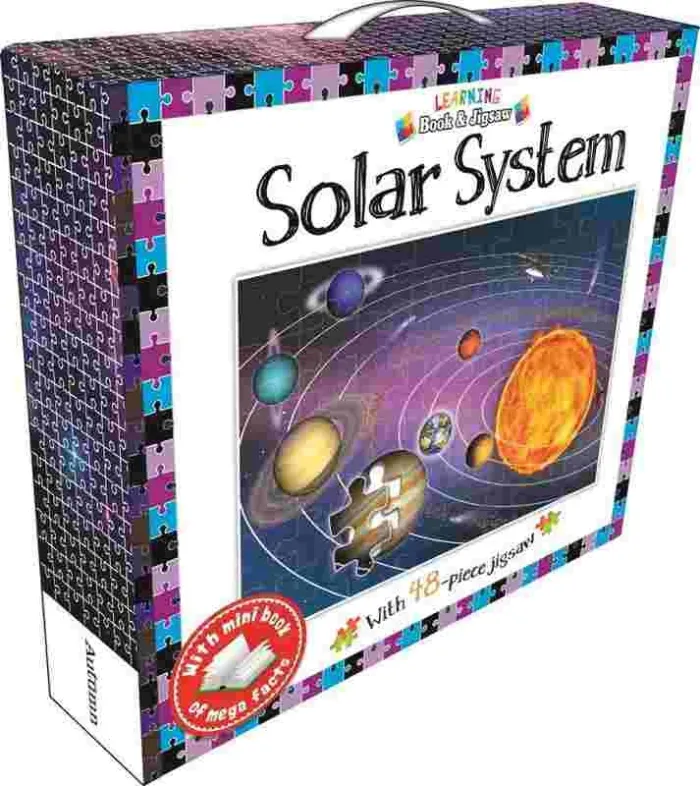 Learning Book And Jigsaw Solar System