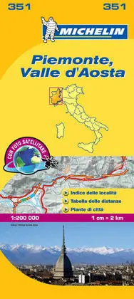 Mapa Local Piemonte, Valle DAosta