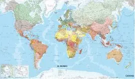 Mapa Michelin el Mundo (Pequeño Formato en Tubo)