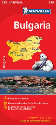 Mapa National Bulgaria