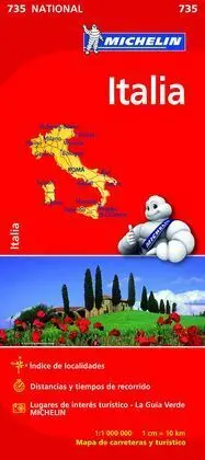Italia Mapa Nacional 735 2015