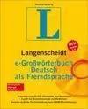 Langenscheidt E-Gro Wörterbuch Deutsch Als Fremdsprache. Cd-Rom