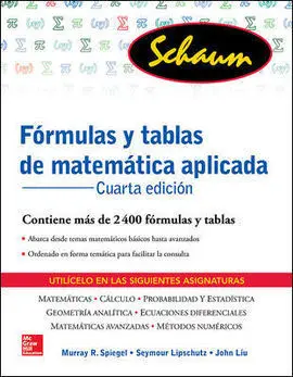 Formulas y Tablas de Matematica Aplicada