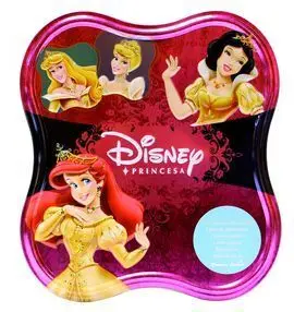 Pack. Caja Métalica. Princesas Disney