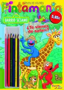Barrio Sésamo. Pintamanía Lápices de Colores