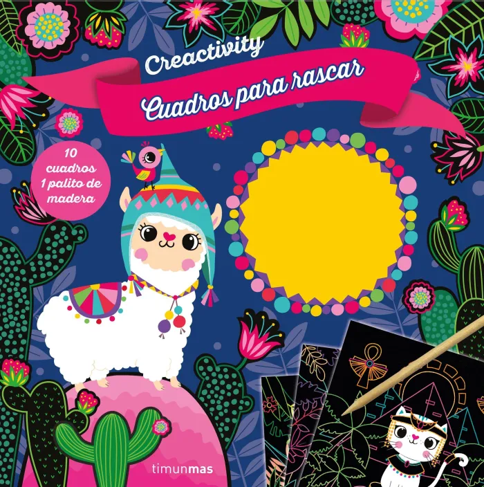 Creactivity. Cuadros para Rascar. Animalitos