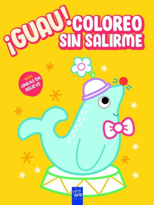 ¡Guau! Coloreo sin Salirme. Amarillo