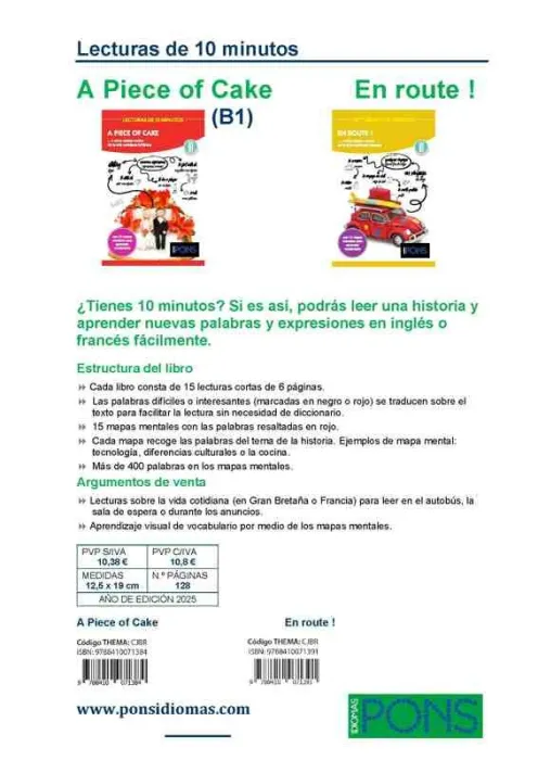 Lecturas de 10 Minutos. A Piece Of Cake