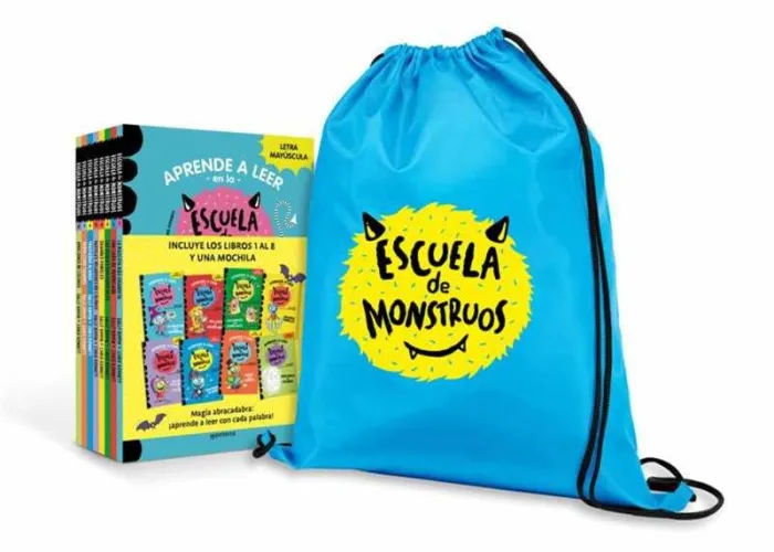Aprender a Leer en la Escuela de Monstruos - Pack con los Libros 1-8 (¡Incluye u