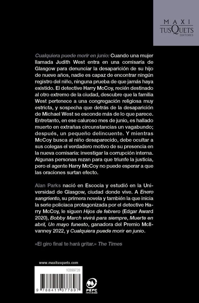 Cualquiera Puede Morir en Junio (Serie Harry Mccoy, 6)