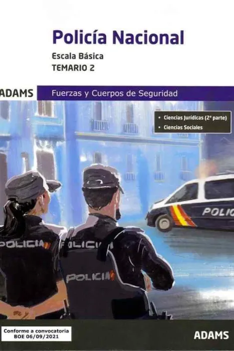Temario 2 Policía Nacional. Escala Básica