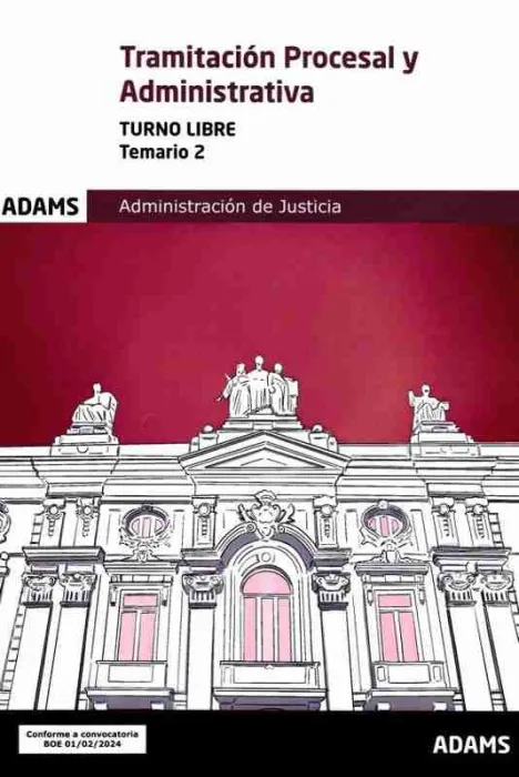 Temario 2 Tramitación Procesal y Administrativa, Turno Libre