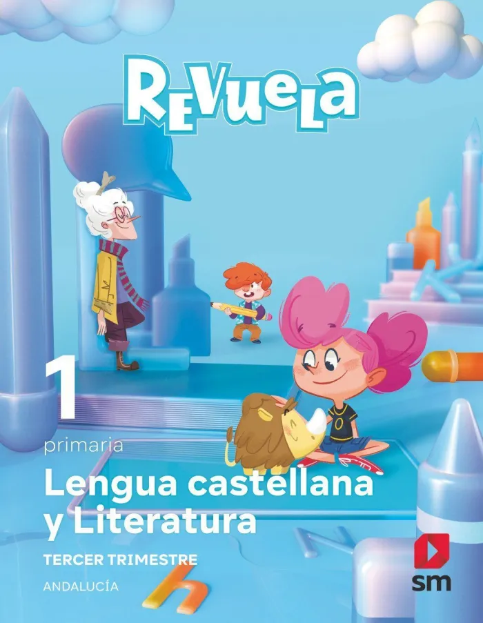 Lengua Castellana y Literatura. 1 Primaria. Trimestres. Revuela. Andalucía