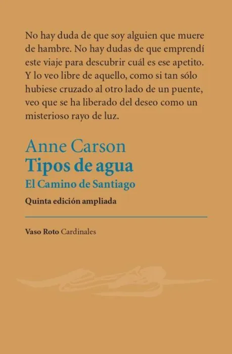 Tipos de Agua