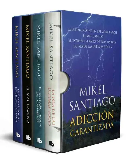 Estuche Mikel Santiago: Adicción Garantizada