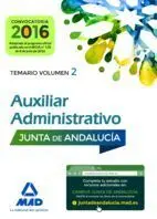 Temario 2 Auxiliares Administrativos Junta Andalucia 2016