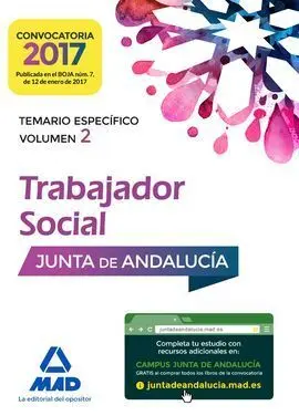 Trabajadores Sociales de la Junta de Andalucía. Temario Específico Volumen 2