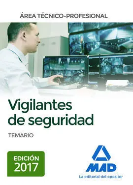 Vigilante Seguridad Area Tecnico-Profesion Temario