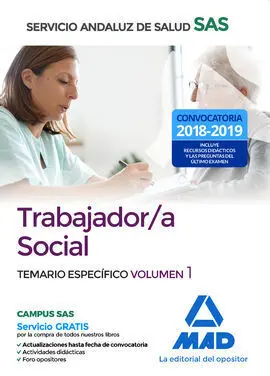 Trabajador/A Social Volumen 1 del Sas