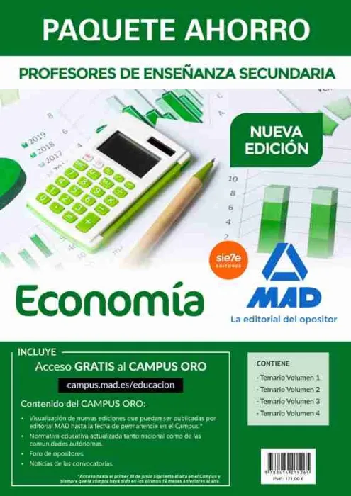 Paquete Ahorro Profesores de Secundaria Economía