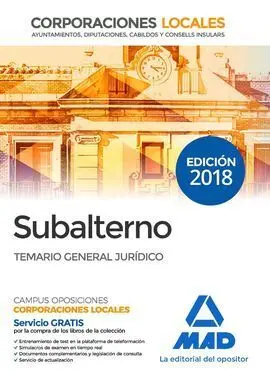 Subalternos Corporaciones Locales Temario General