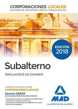Subalterno Corporaciones Locales Temario Práctico