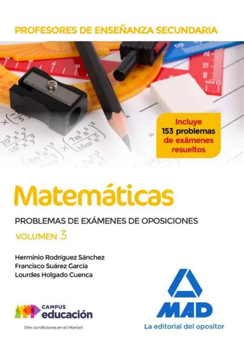 Matematicas Problemas Examenes Vol 3