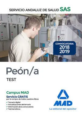 Peón/A del Servicio Andaluz de Salud. Test
